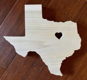 Texas with Heart - Custom Made to Order