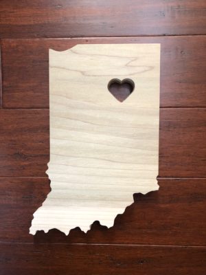 Indiana with Heart - Custom Made to Order