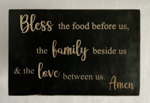 Bless The Food - 12x18 Sign