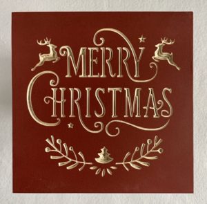 Merry Christmas 11x11 Sign