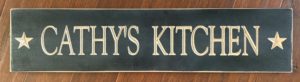 Cathy's Kitchen Sign